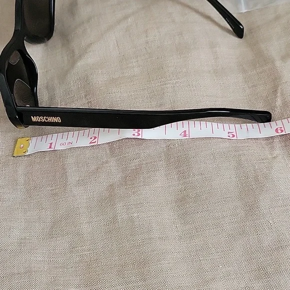 Moschino Cat Eye Ladies Sunglasses Black, Mirrored Gold  display picture 1